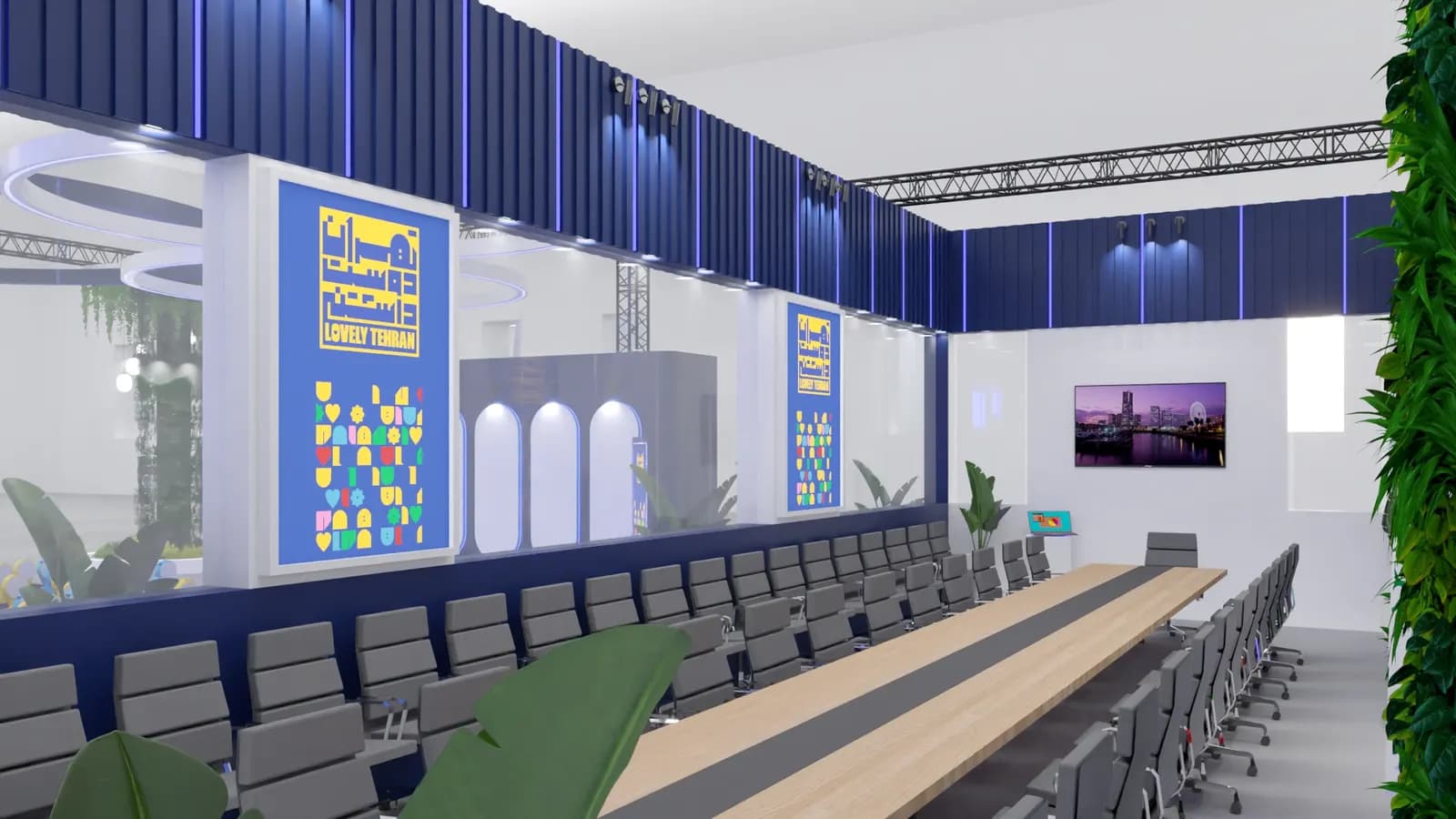 رندر پاویون تهران؛ نما 11